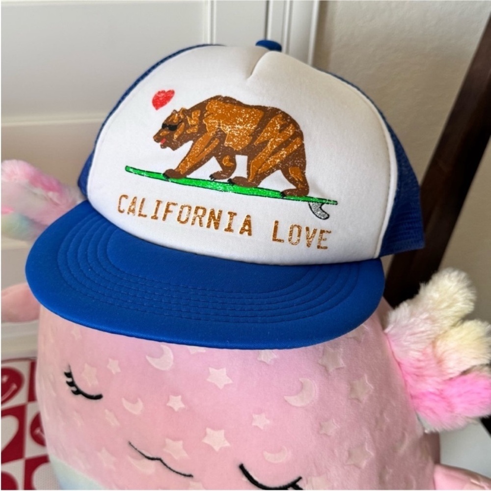 California Love Blue and White Snapback Hat